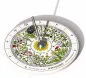 Preview: HORA Floris sundial with floral clock