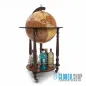 Preview: Bar Globus Da Vinci Rust Ø 40 cm