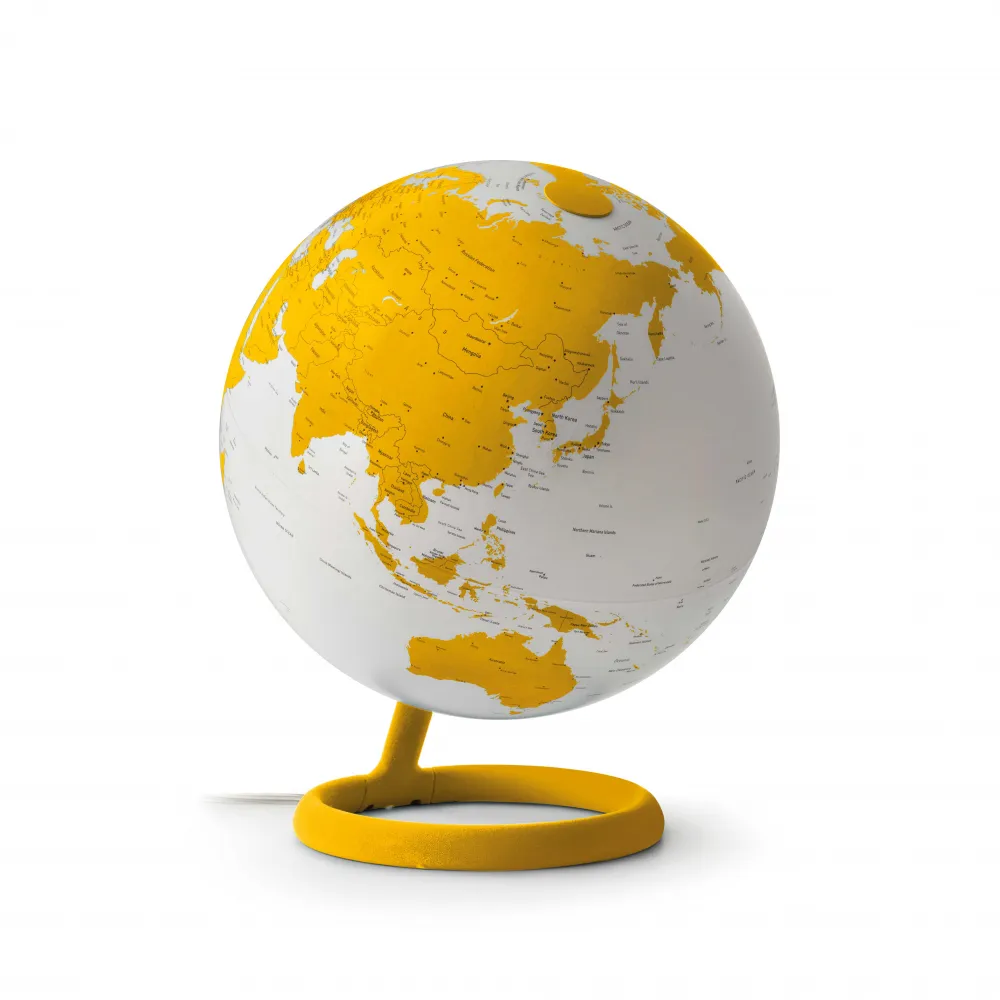 evolve Ambra design globe gold-yellow