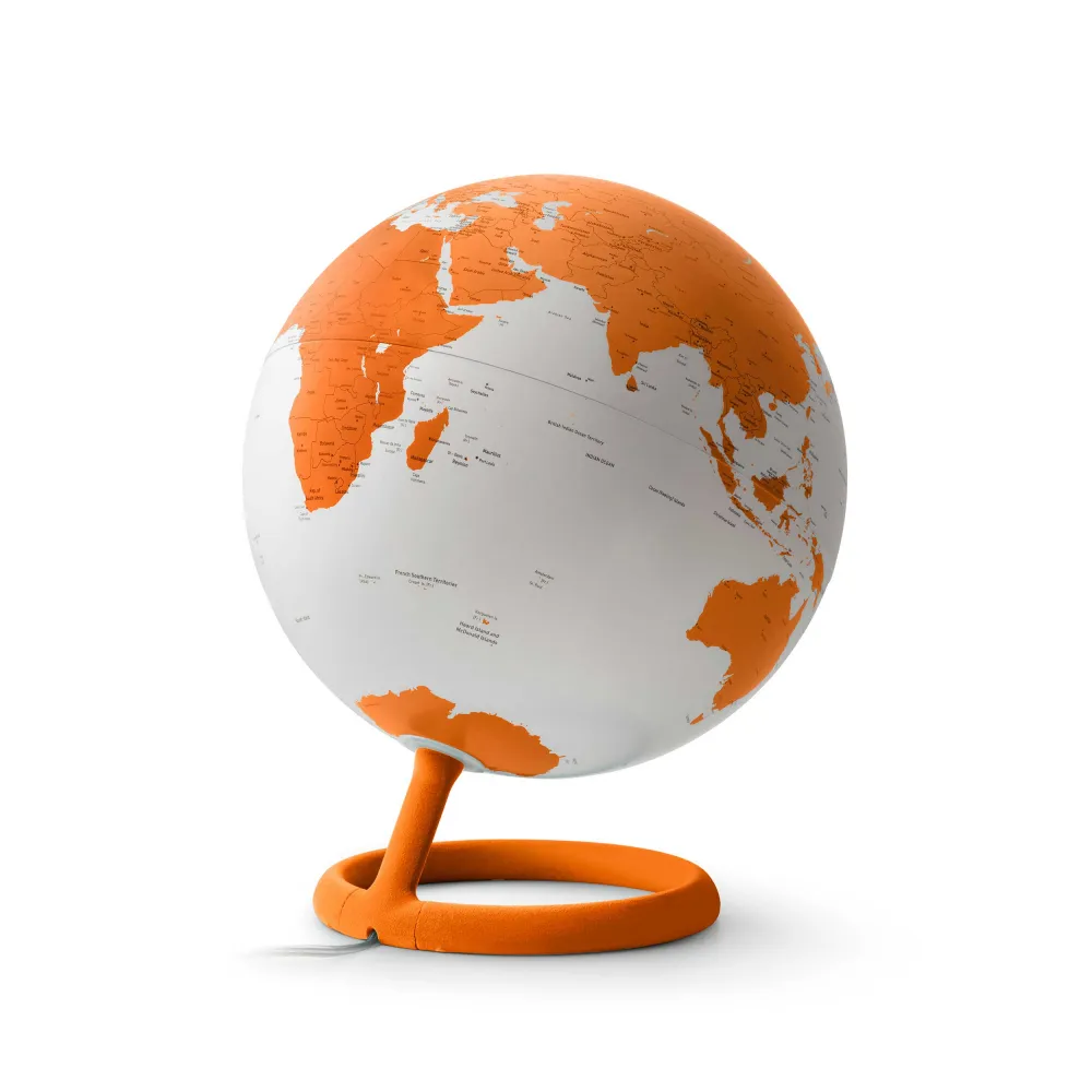 evolve Corniola design globe orange