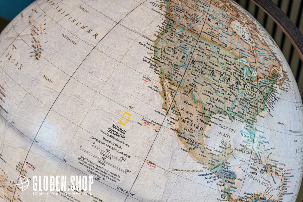 Floor globe - illuminated globe upside down Executive Ø 50 cm