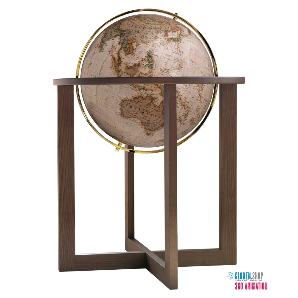 Floor globe - illuminated globe Cross Executive Ø 50 cm