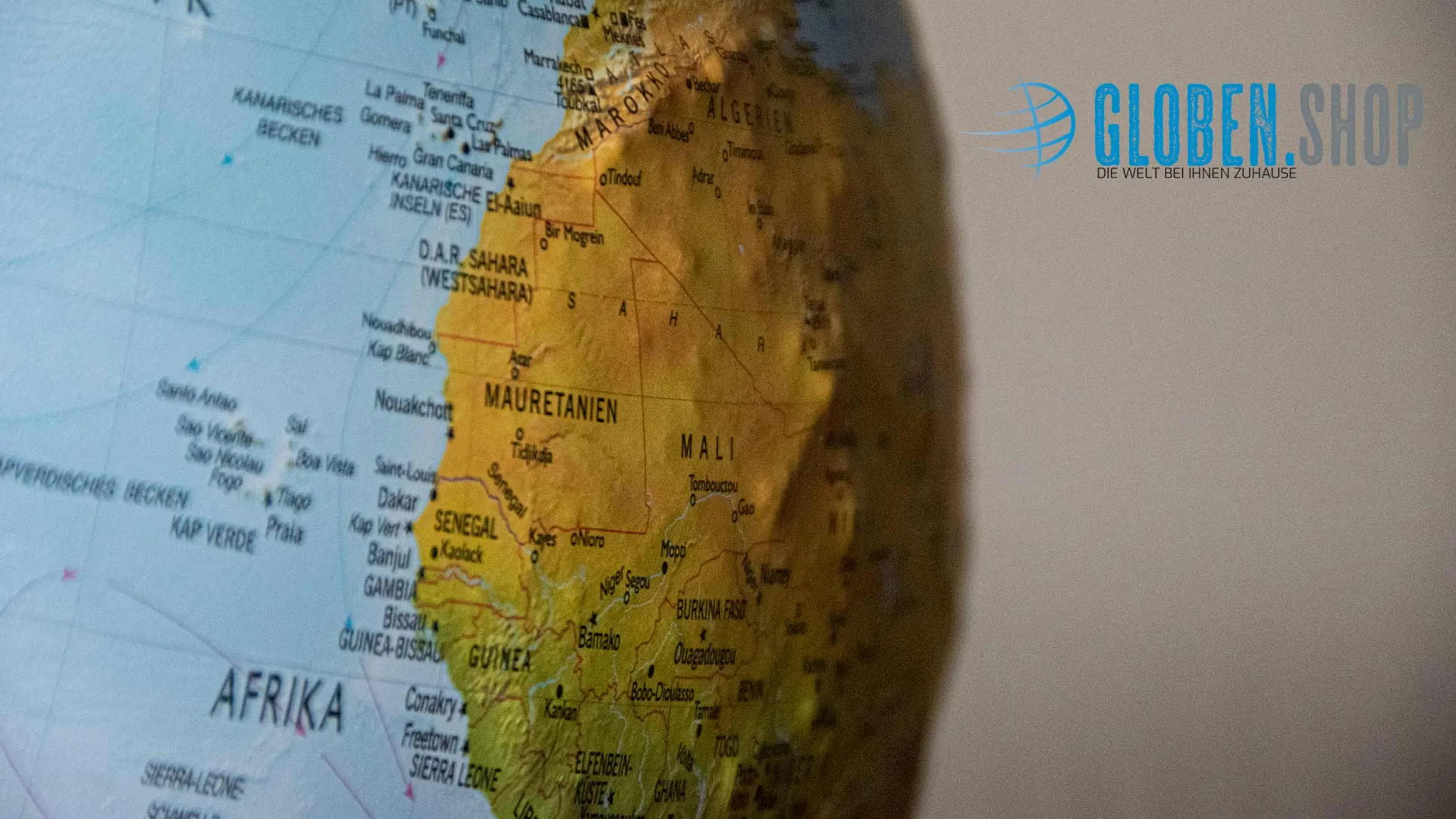 Detailansicht Afrika unbeleuchtet
