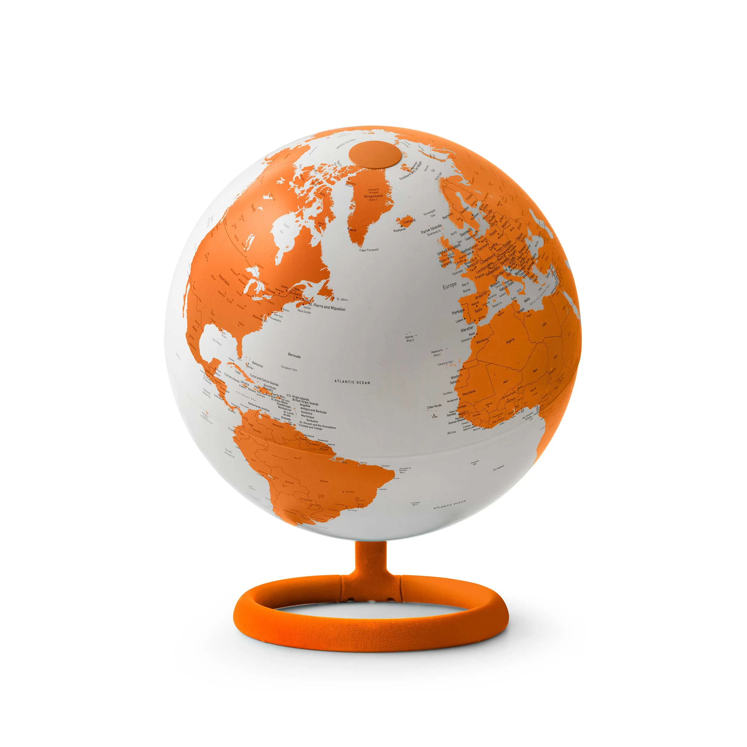 evolve Corniola design globe orange