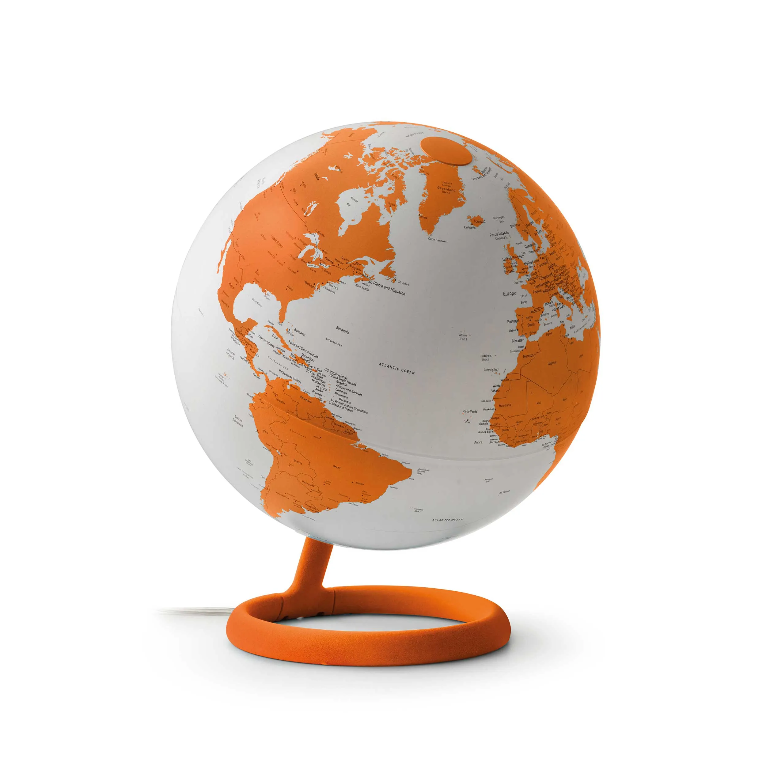 evolve Corniola design globe orange