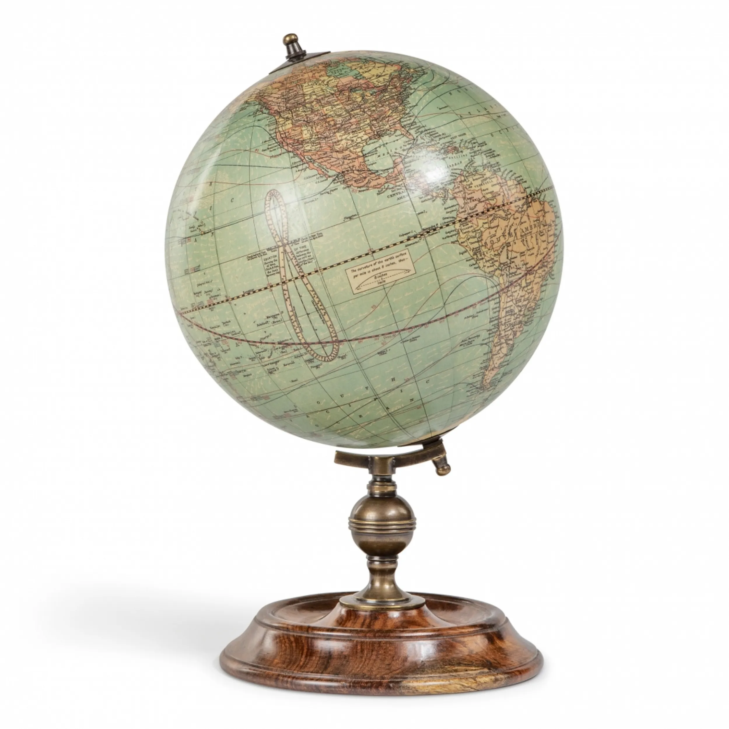 Historischer Globus (Replik) Weber Costello USA 1921