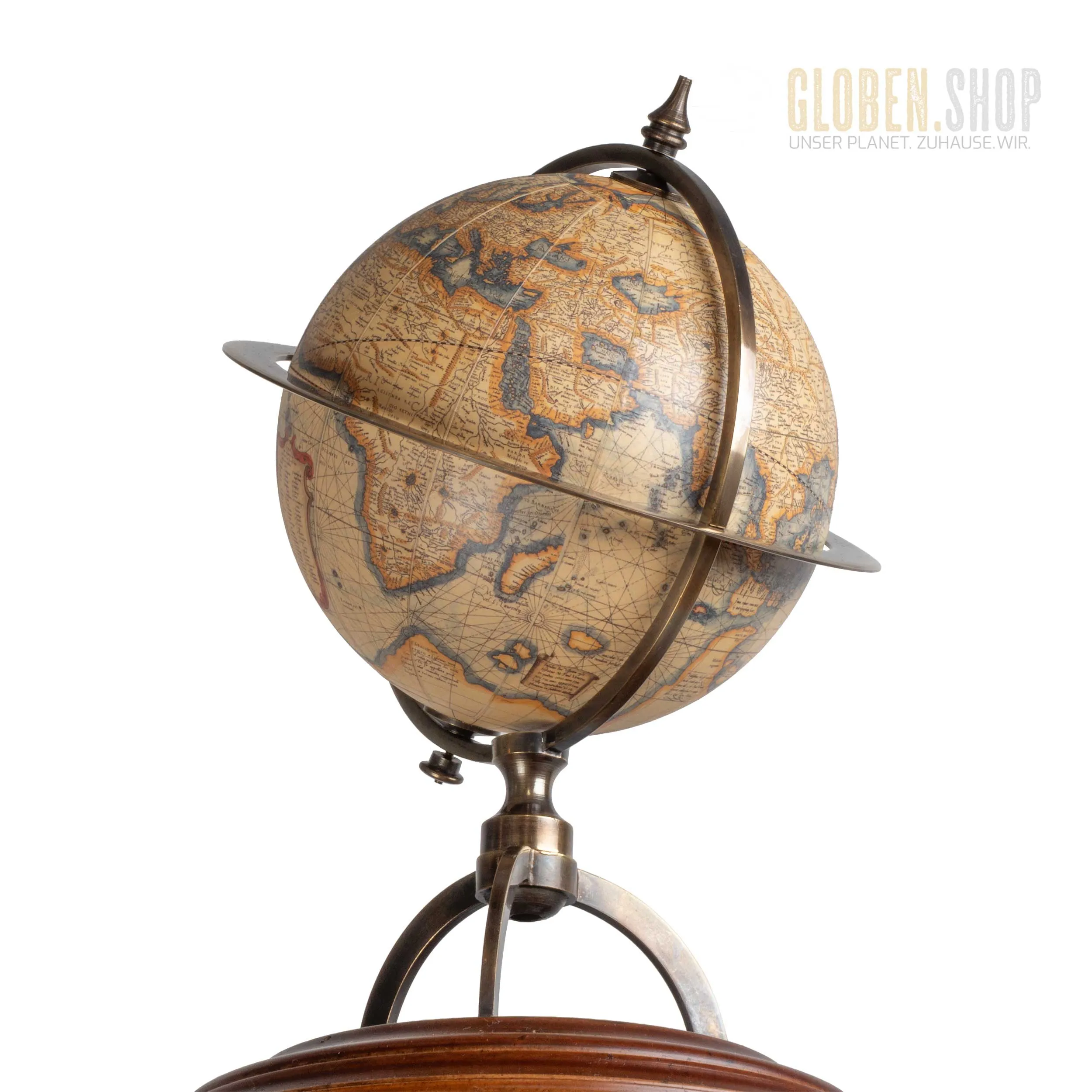 Mercator Erdglobus mit Kompass