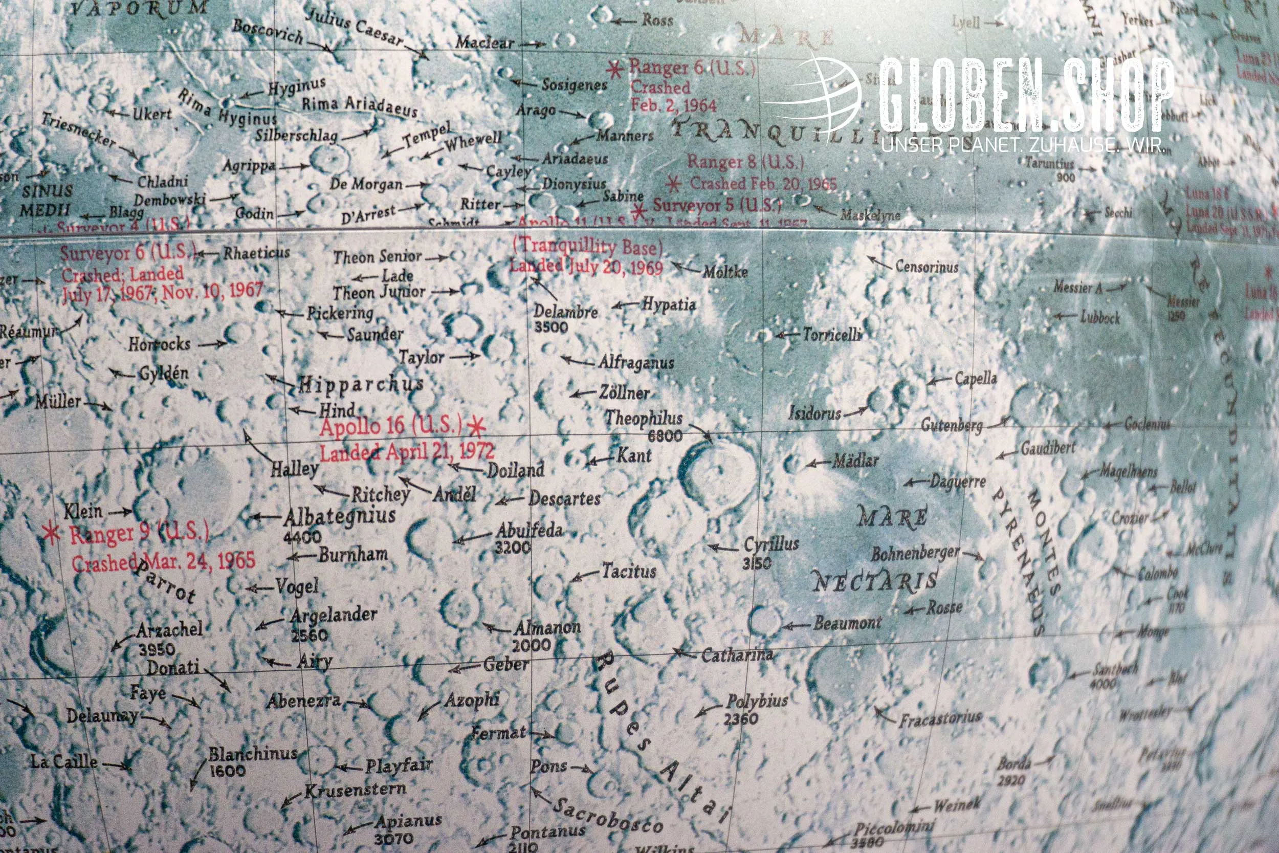 Mondglobus - National Geographic - Ø 30 cm