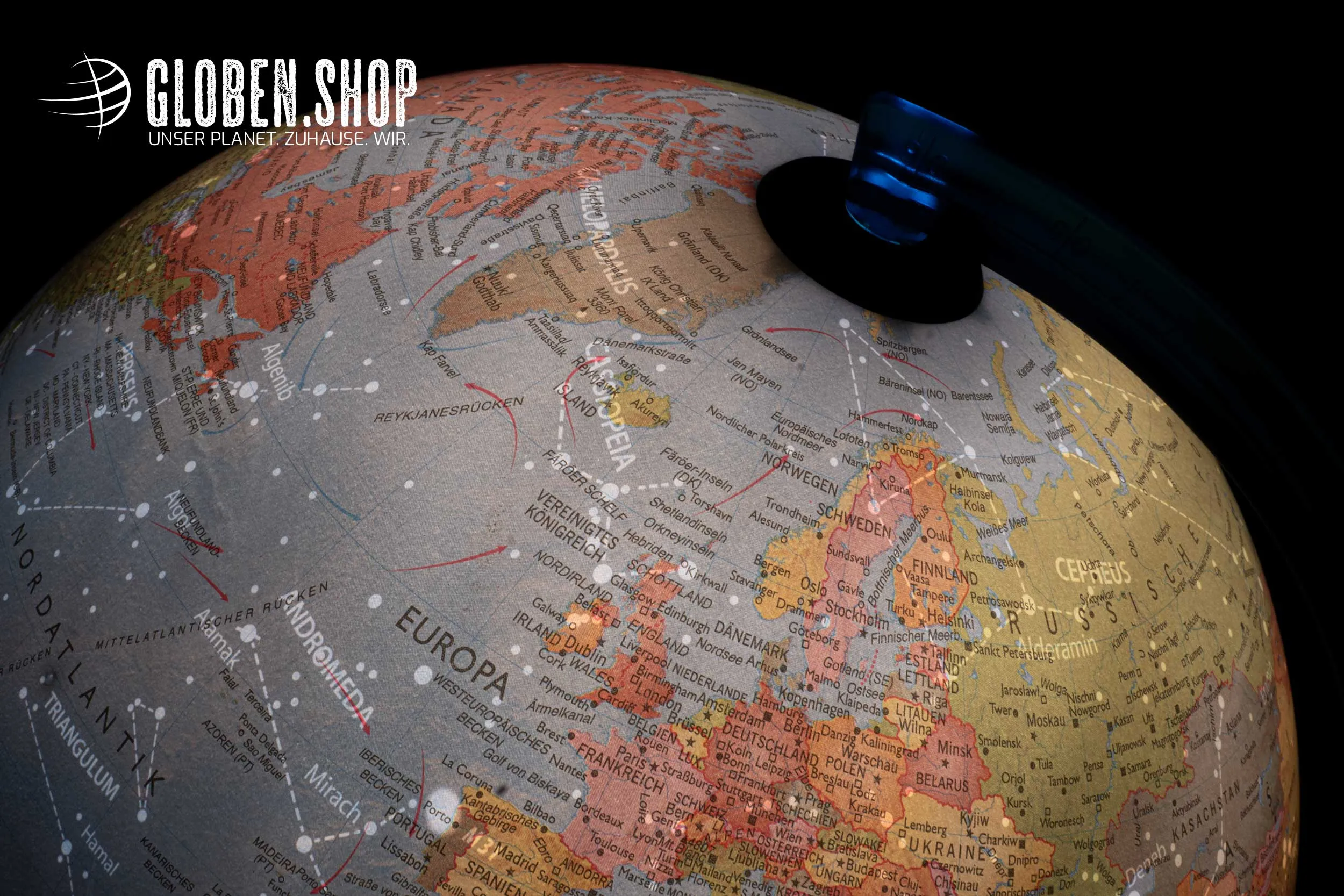 Children's globe CONSTELLATION PLUS with star images - Ø 25 cm