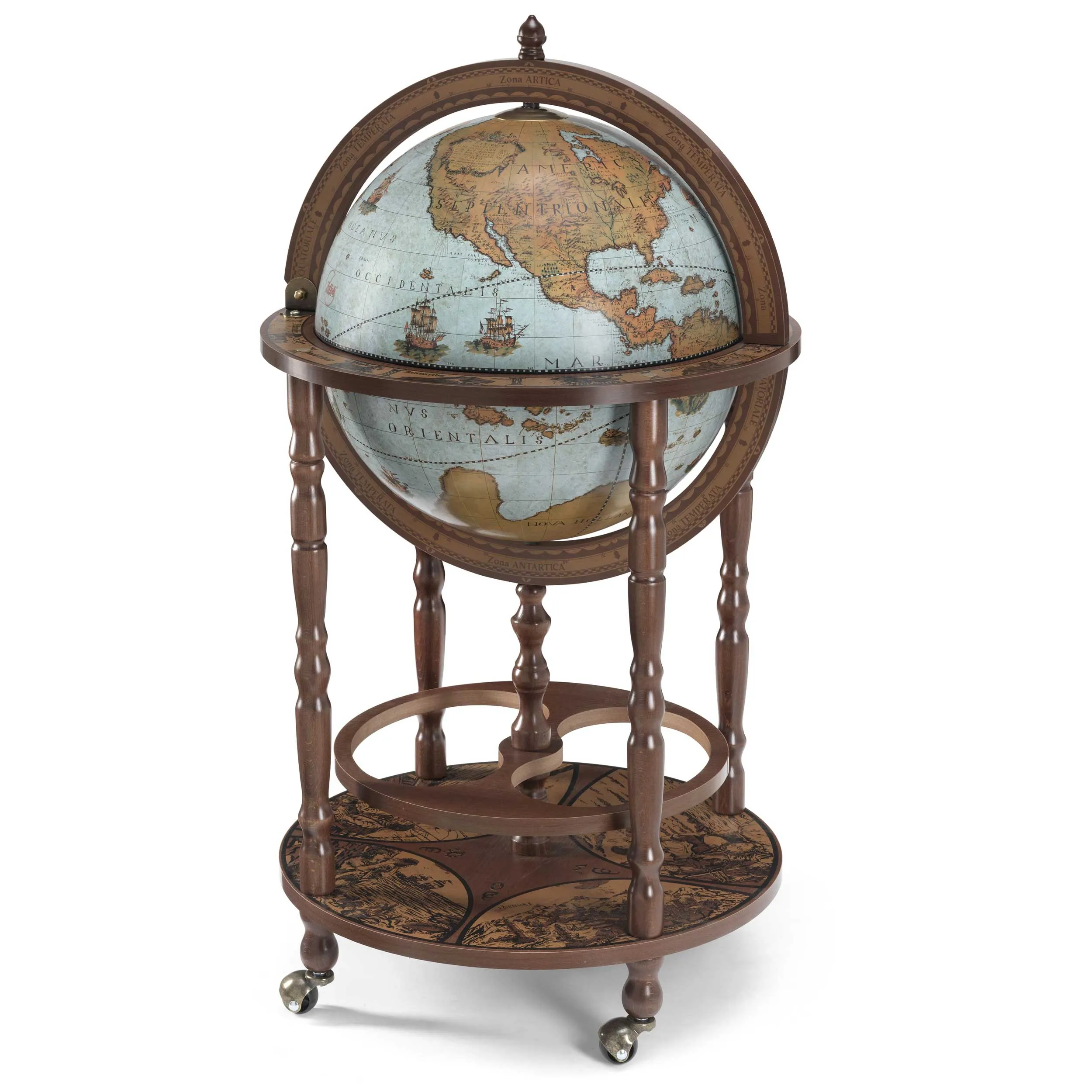 Globe bar Minerva Blue Ocean Ø 40 cm