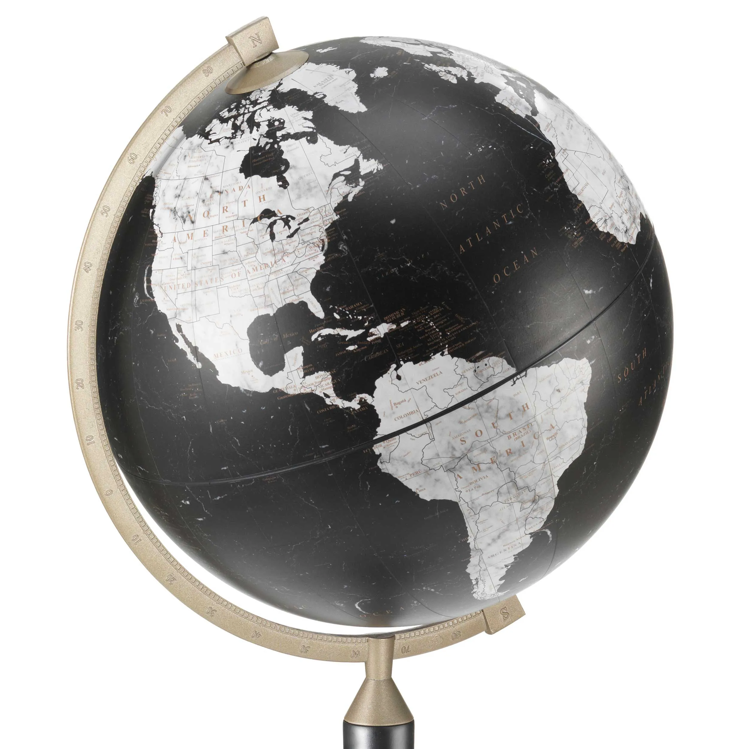 Standglobus Vasco da Gama - Schwarz Ø 40 cm