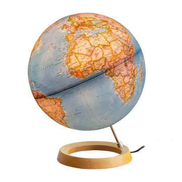 Illuminated globe National Geographic 